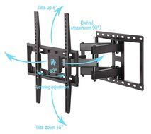 Mounting Dream MD2380 TV Wall Mount Bracket with Full Motion Dual Articulating Arm for most of 26-55 Inches LED... N3