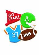 Wilton 4 Piece Football Cookie Cutter Set N2