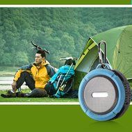 Waterproof Wireless 3.0 Bluetooth Speaker with Microphone and Suction(Teal) N2