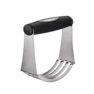 GOLDEN V Pastry Cutter Stainless Steel-100% Food Grade Baking Dough Blender with Blade, Black N3