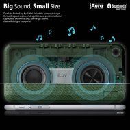 Aud Mini by iLuv (Ultra Slim Pocket-Sized Portable Bluetooth Speaker) for Apple iPhone, Apple iPad, Samsung GALAXY... N21