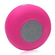 Foxnovo&reg; Mini Waterproof Hands-free Bluetooth Speaker with MIC &amp; Suction Cup for iPhone /iPad /Cellphones (Rosy) N2