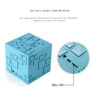 iSTYLE Portable Bluetooth Speakers Q+ ,Cube Wireless Stereo Led Light speaker,Support TF Card FM Radio,for iPhone... N13