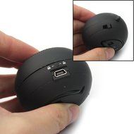 Black Mini Hamburger Speaker with Key Ring Compatible with MP3 MP4 iPod iPhone PC N5