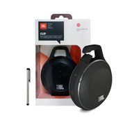 JBL Clip Portable Bluetooth Speaker in Black (Manufacturer Refurbished) -w/Universal Stylus