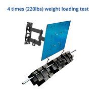 TV Wall Mount Bracket Full Motion Articulating Swivel &amp; Tilt for most 17"-42" LED LCD Plasma Flat Screen Monitor N4