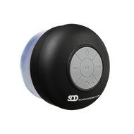 SHOWERDOORDIRECT.COM WWBS-BK Waterproof Bluetooth Shower Speaker with Suction Cup, Black N2