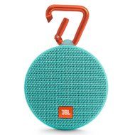 JBL Clip 2 Waterproof Portable Bluetooth Speaker Pair (Black/Teal) N5