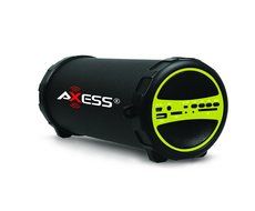 Axess SPBT1031-BL Portable Bluetooth Indoor/Outdoor 2.1 Hi-Fi Cylinder Loud Speaker with SD Card, USB, AUX and... N10