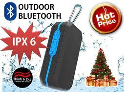 Outdoor Sport Bluetooth Speakers IPX6, Portable, Handsfree, Waterproof, 1200MAH Battery, Build-in Microphone ,...