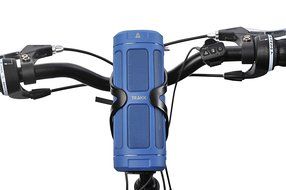 TRAKK ACTIV TR510BL Waterproof 16W 360 Degree Portable Bluetooth 4.0 Bike Speaker with 6000 mAh Battery, Blue N3