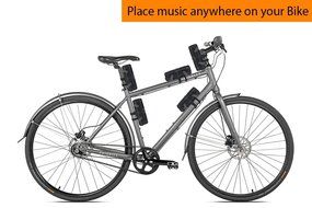 TRAKK ACTIV TR510BL Waterproof 16W 360 Degree Portable Bluetooth 4.0 Bike Speaker with 6000 mAh Battery, Blue N5