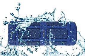 TRAKK ACTIV TR510BL Waterproof 16W 360 Degree Portable Bluetooth 4.0 Bike Speaker with 6000 mAh Battery, Blue N6
