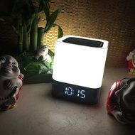 Sansnail Bluetooth Wireless LED Speakers with Alarm and Built-in Micro SD Card FM Radio Mode MP3 N3