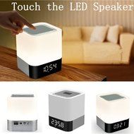 Sansnail Bluetooth Wireless LED Speakers with Alarm and Built-in Micro SD Card FM Radio Mode MP3 N6