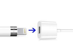 TechMatte Apple Pencil Charging Cable for iPad Pro 12.9, 9.7 inch Male to Female Cord (3 Feet) N5