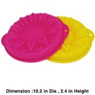 Sunflower Birthday Cake Pans Bread Pizza Baking Tray Silicone Cake Mold Bakeware