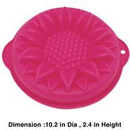 Sunflower Birthday Cake Pans Bread Pizza Baking Tray Silicone Cake Mold Bakeware N2