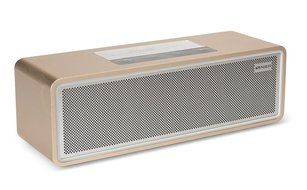 NIER iRock Mini Portable Wireless Bluetooth Speaker With Aluminum Housing, 7.5W2 Total 15W, Powerful Sound(Gold)
