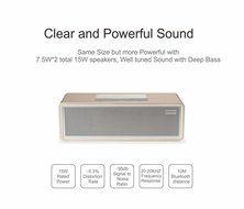 NIER iRock Mini Portable Wireless Bluetooth Speaker With Aluminum Housing, 7.5W2 Total 15W, Powerful Sound(Gold) N2