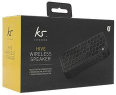 KitSound Hive Bluetooth Wireless Universal Portable Speaker Compatible with Smartphones, Tablets and MP3 Devices... N10