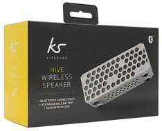 KitSound Hive Bluetooth Wireless Universal Portable Speaker Compatible with Smartphones, Tablets and MP3 Devices... N25