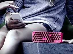 KitSound Hive Bluetooth Wireless Universal Portable Speaker Compatible with Smartphones, Tablets and MP3 Devices... N55