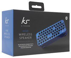 KitSound Hive Bluetooth Wireless Universal Portable Speaker Compatible with Smartphones, Tablets and MP3 Devices... N66