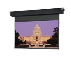 Dual Masking Electrol Motorized Matte White Electric Projection Screen Viewing Area: 69" H x 92" W