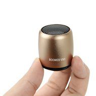 Ultra-Portable Bluetooth Speaker by BOOMER VIVI 3W Bass Dynamic Sound Compact Metallic Design Handheld Size with...
