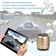 Ultra-Portable Bluetooth Speaker by BOOMER VIVI 3W Bass Dynamic Sound Compact Metallic Design Handheld Size with... N5