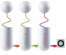 X-VIBE Resonance Vibration Speaker Music Player Turn anything into a speaker N4