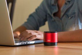 August MS425 Portable Bluetooth Wireless Speaker with Microphone &ndash; Powerful Wireless Speaker and Cell Phone Hands... N6