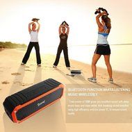 Seeway&reg; Portable Waterproof ipx5 Wireless Bluetooth 4.0 Speaker with 10 W power, Built-in MIC / AUX Input / Outdoor... N6