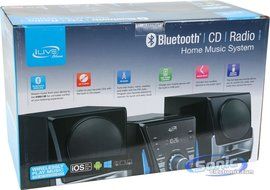 iLive Blue iHB613B/L Wireless Bluetooth Micro System CD Player Boombox Radio Home Stereo Speakers with USB/AUX... N7