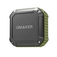 Omaker M4 Portable Bluetooth 4.0 Speaker with 12 Hour Playtime for Outdoors or Shower(Army Green)