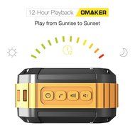 Omaker M4 Portable Bluetooth 4.0 Speaker with 12 Hour Playtime for Outdoors or Shower(Army Green) N18