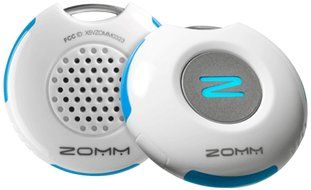 Zomm Wireless Leash for Mobile Phones, Bluetooth Speakerphone, and Personal Safety (White)
