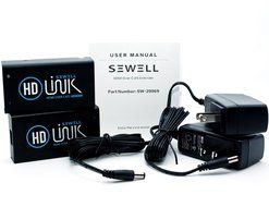 Sewell Direct SW-29969 Over 175ft 1080p HD-Link HDMI Over Single Cat5 Extender N5
