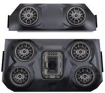SSV Works WP-RZF3O6R Polaris RZR XP1000 4 Seat BLUETOOTH 6 Speaker Overhead Stereo System