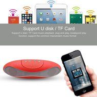 Mini Portable Wireless Bluetooth V3.0+EDR Speaker With Microphone &amp;Bass,45MM Double Horn Double Diaphragm, Support... N10