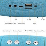 Mini Portable Wireless Bluetooth V3.0+EDR Speaker With Microphone &amp;Bass,45MM Double Horn Double Diaphragm, Support... N19