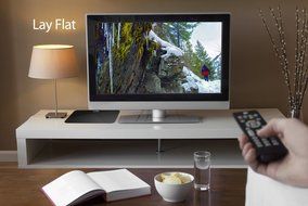 1byone Amplified HDTV Antenna - 50 Mile Range with Detachable Amplifier Power Supply and 10ft Coax Cable N6