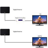 1byone Amplified HDTV Antenna - 50 Mile Range with Detachable Amplifier Power Supply and 10ft Coax Cable N9