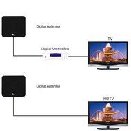 1byone Amplified HDTV Antenna - 50 Mile Range with Detachable Amplifier Power Supply and 10ft Coax Cable N14