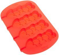 Wilton Ruffled 6 Cavity Silicone Heart Mold Pan N8