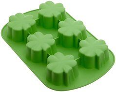 Wilton Ruffled 6 Cavity Silicone Heart Mold Pan N19