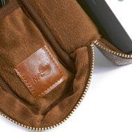 Tuff-Luv Herringbone Tweed NFC Travel case for Bluetooth speakers including (Sony SRS-X3, Soundface, JBL Flip... N3