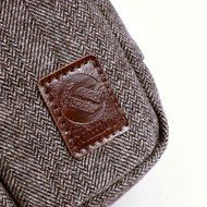 Tuff-Luv Herringbone Tweed NFC Travel case for Bluetooth speakers including (Sony SRS-X3, Soundface, JBL Flip... N4