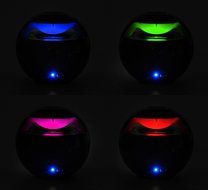 Portable Bluetooth Speaker ???Magic Black Ball??? - Stereo Sound, LED lights, Bluetooth 2.1 + EDR, 500mAh Battery... N3